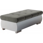 Πουφ Orkan plus-Γκρι - Λευκό