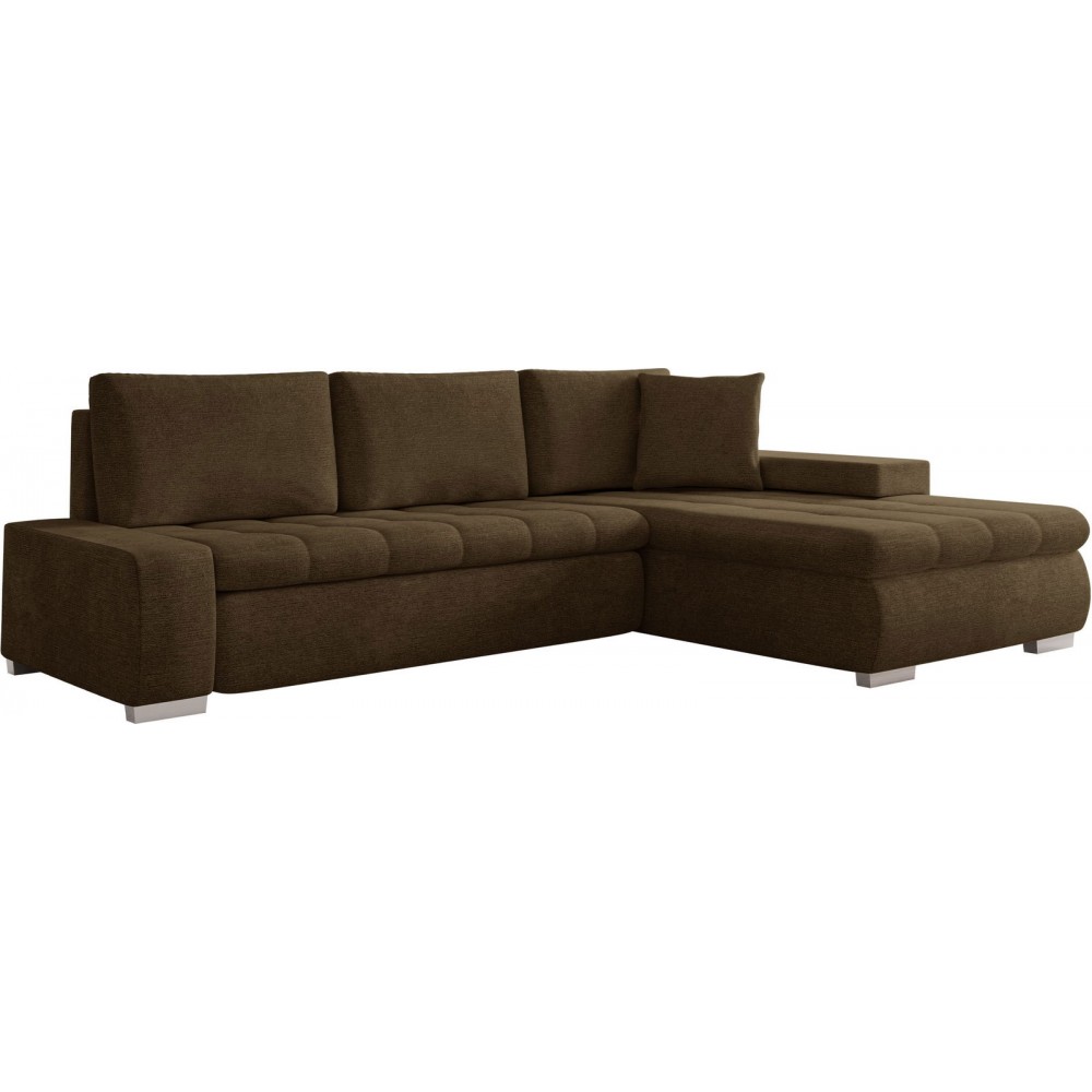 Γωνιακός καναπές Orkan mini-Καφέ