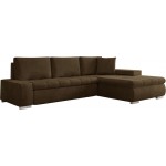 Γωνιακός καναπές Orkan mini-Καφέ