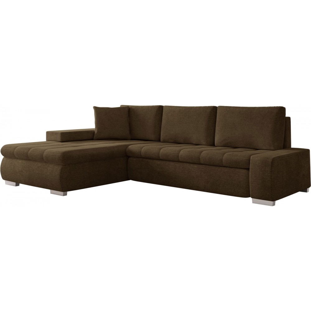 Γωνιακός καναπές Orkan mini-Καφέ