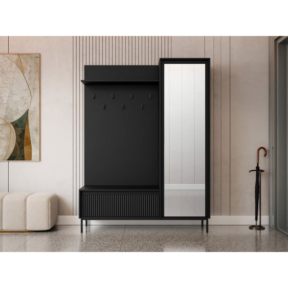 Γκαρνταρόμπα Ozmi-Μαύρο