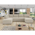 Γωνιακός καναπές Wilma-Εκρού-Αριστερή