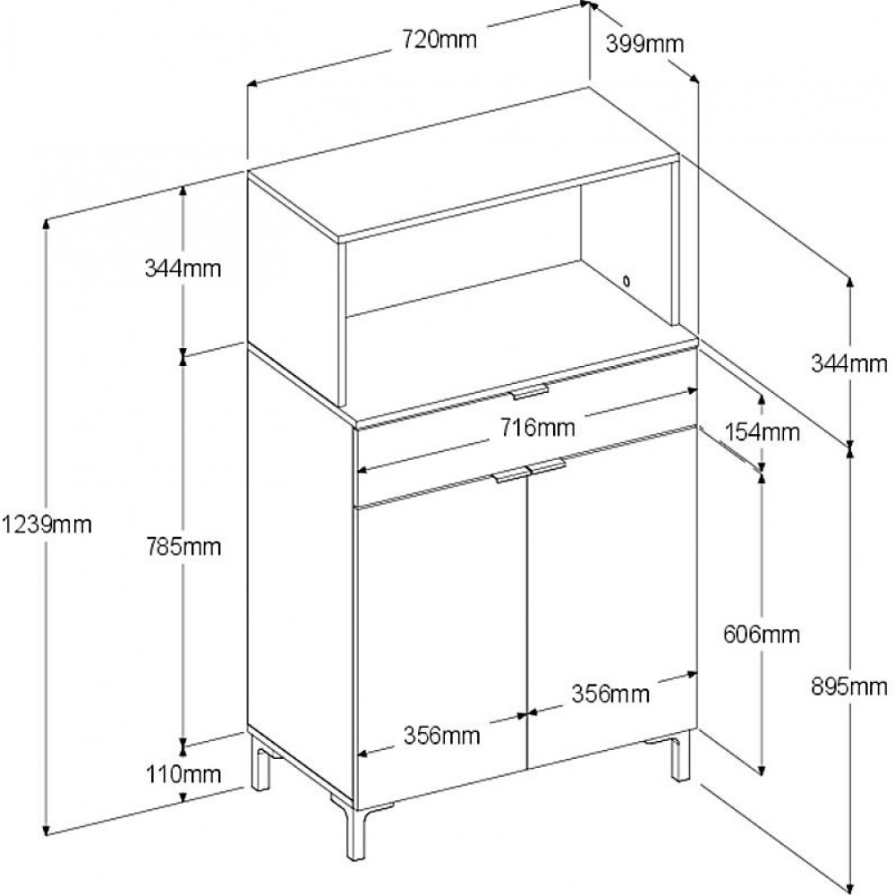 Σκευοθήκη Woren Mini