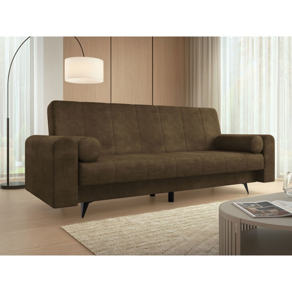 Καναπές - κρεβάτι Zuri-Καφέ