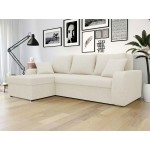 Γωνιακός καναπές Kris-Λευκό