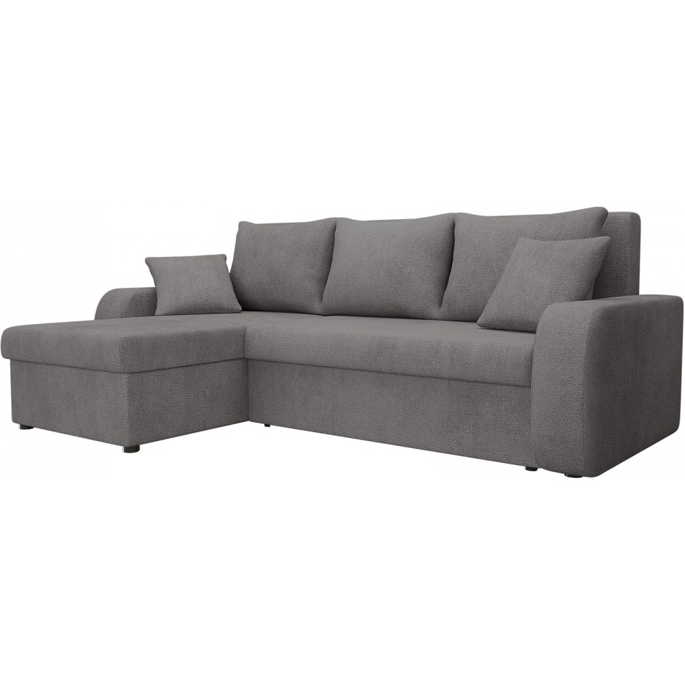 Γωνιακός καναπές Kris-Γκρι Σκούρο