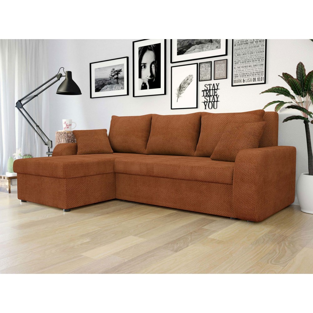 Γωνιακός καναπές Kris-Κεραμιδί