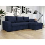 Γωνιακός καναπές Kris-Μπλε Σκούρο