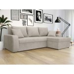 Γωνιακός καναπές Kris-Μπεζ