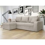Γωνιακός καναπές Kris-Μπεζ