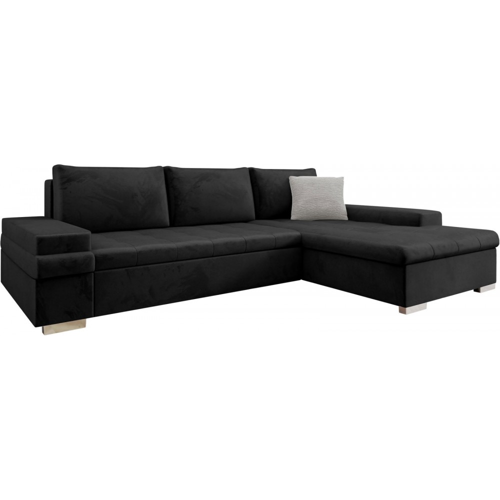 Γωνιακός καναπές Bangkok Mini Premium-Ανθρακί