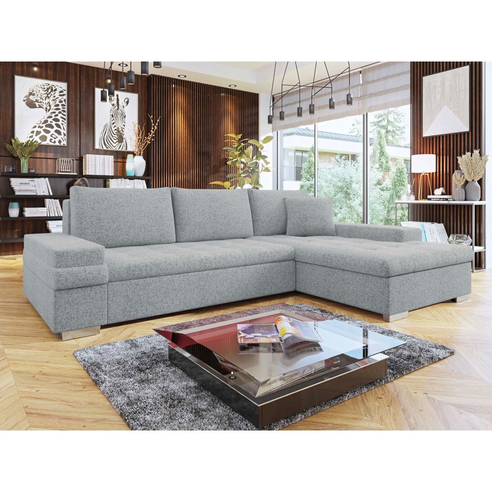 Γωνιακός καναπές Bangkok Mini Premium-Γκρι