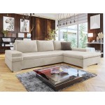 Γωνιακός καναπές Bangkok Mini Premium-Κρεμ