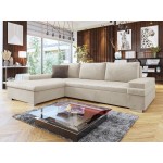 Γωνιακός καναπές Bangkok Mini Premium-Κρεμ