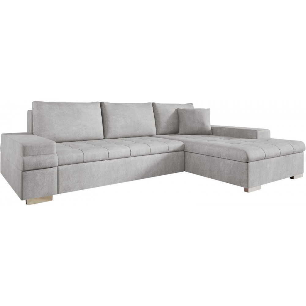 Γωνιακός καναπές Bangkok Mini Premium-Γκρι Ανοιχτό