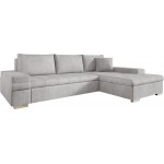 Γωνιακός καναπές Bangkok Mini Premium-Γκρι Ανοιχτό