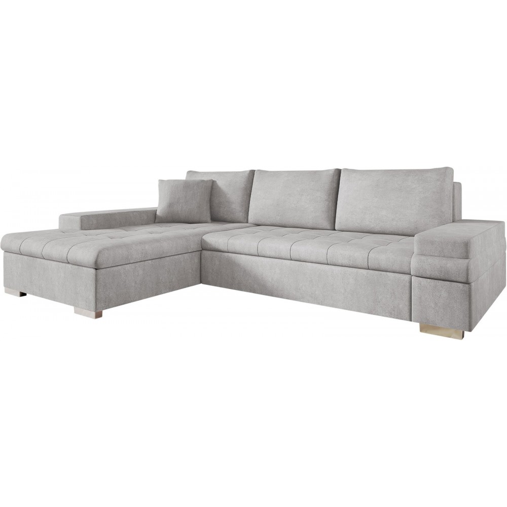 Γωνιακός καναπές Bangkok Mini Premium-Γκρι Ανοιχτό