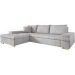 Γωνιακός καναπές Bangkok Mini Premium-Γκρι Ανοιχτό