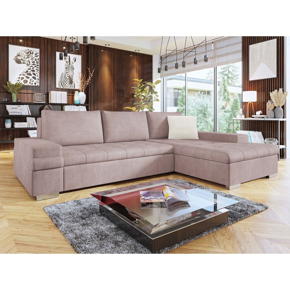 Γωνιακός καναπές Bangkok Mini Premium-Σάπιο μήλο