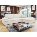 Γωνιακός καναπές Bangkok Mini Premium-Λευκό Πάγου