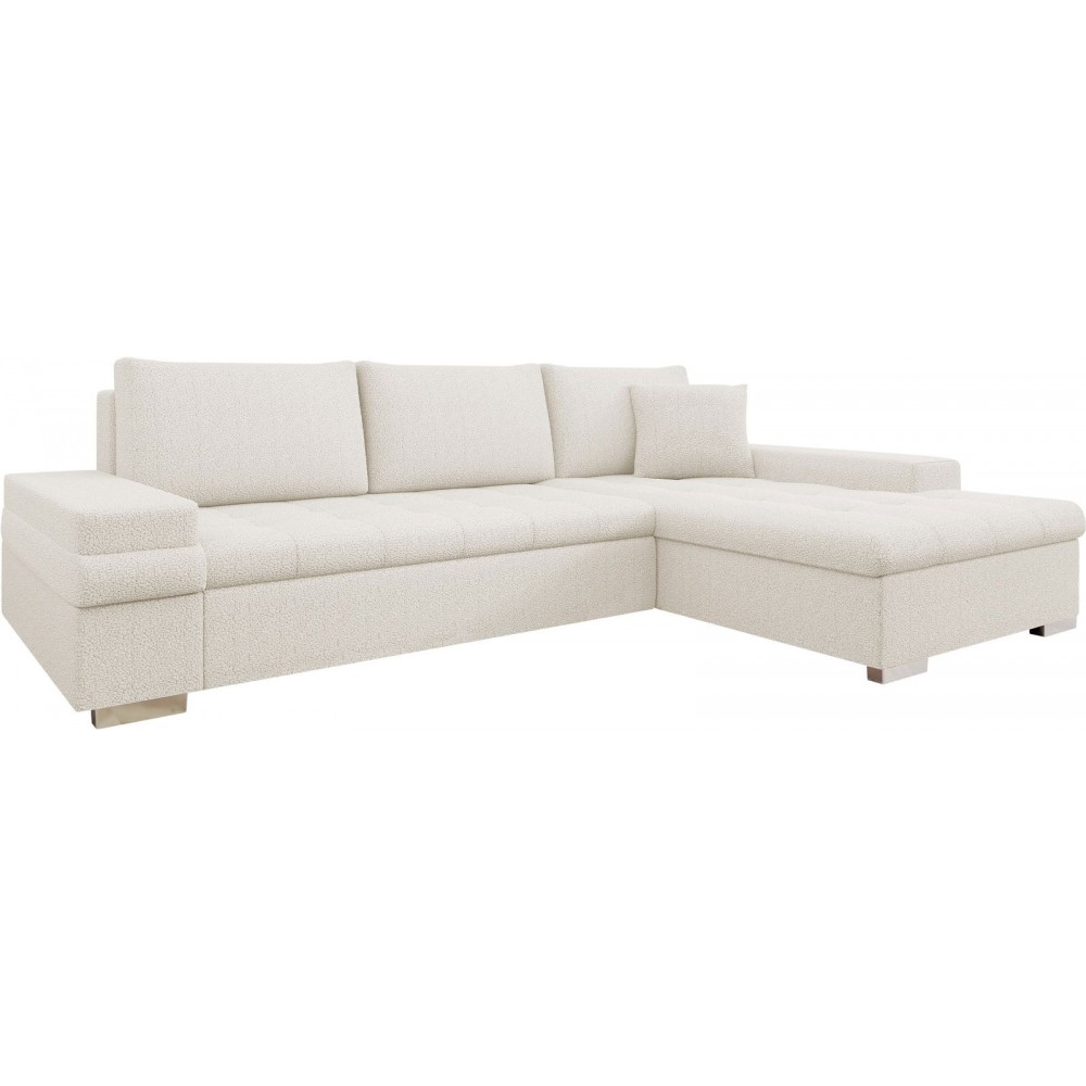 Γωνιακός καναπές Bangkok Mini Premium-Λευκό Πάγου