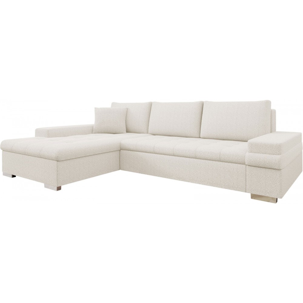 Γωνιακός καναπές Bangkok Mini Premium-Λευκό Πάγου