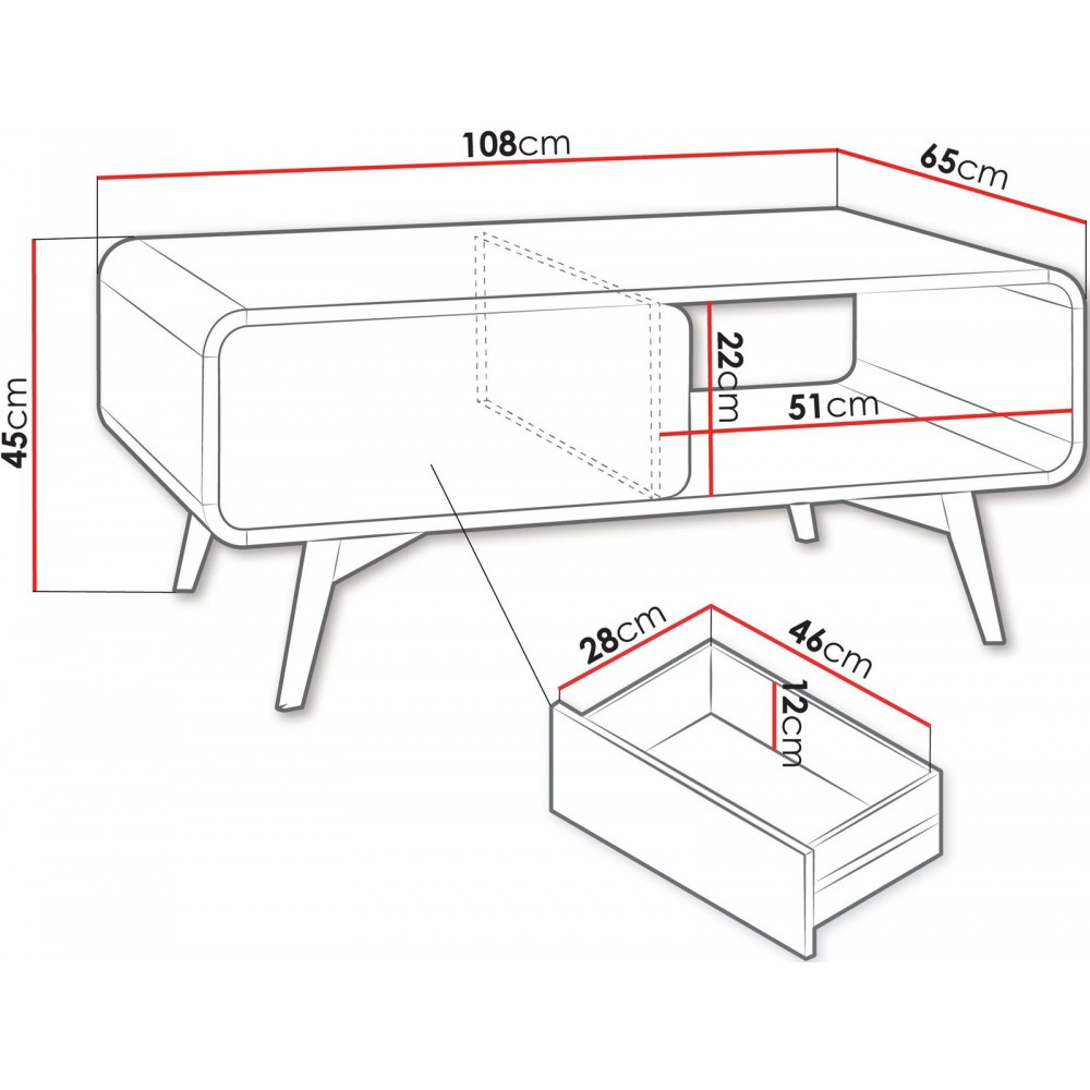 Τραπεζάκι Σαλονιού Helion