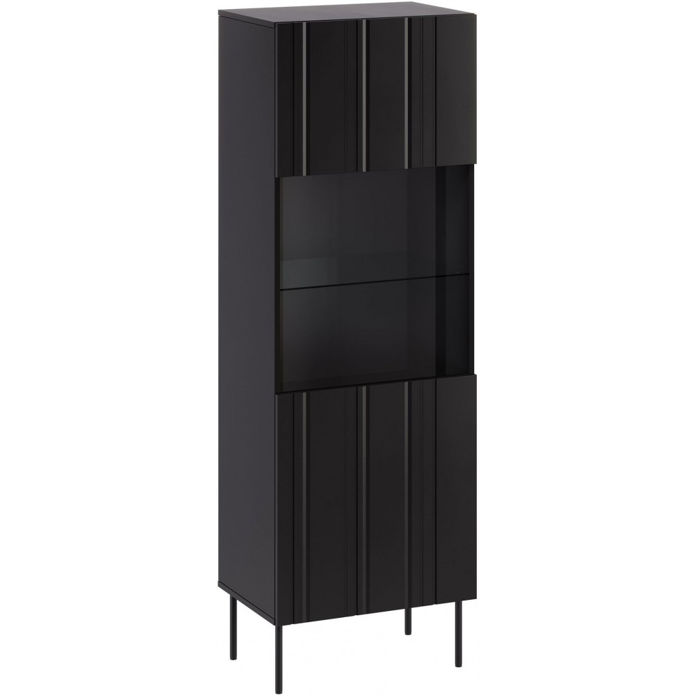 Βιτρίνα Isla 60-Μαύρο