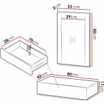 Τουαλέτα Isla-Μαύρο