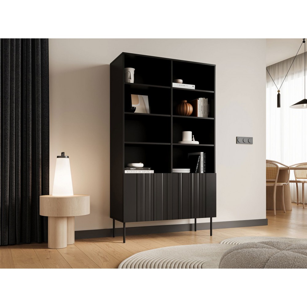 Βιβλιοθήκη Isla 100-Μαύρο