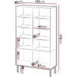 Βιβλιοθήκη Isla 100-Cashmere