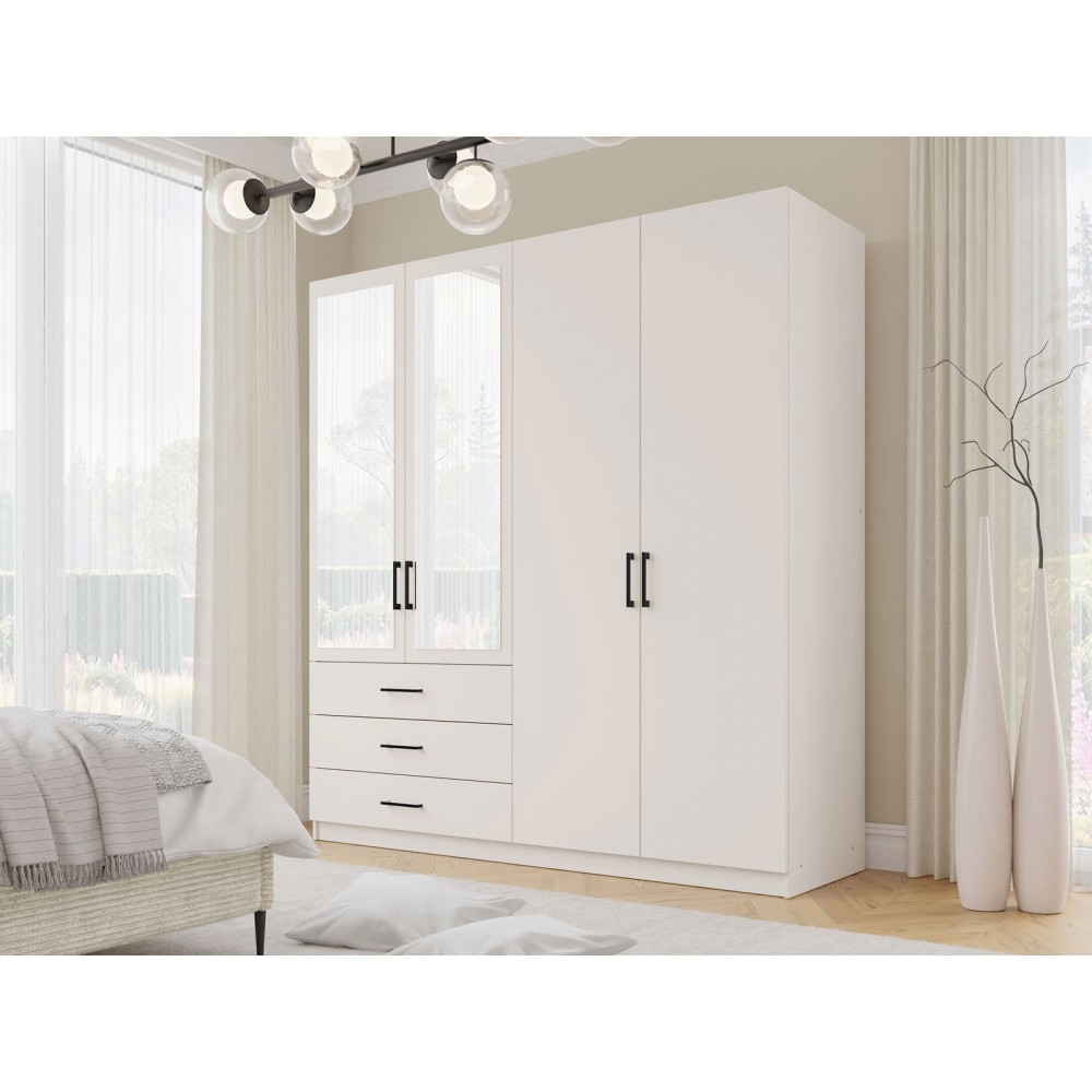 Ντουλάπα Pekin Τετράφυλλη-Cashmere