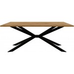 Τραπέζι Zenoro-Καφέ 185x9x75