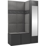 Έπιπλο υποδοχής Orion-Ανθρακί - Γκρι