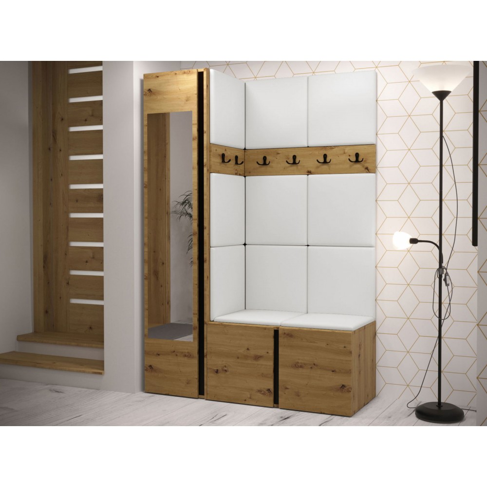 Έπιπλο υποδοχής Orion-Φυσικό - Λευκό