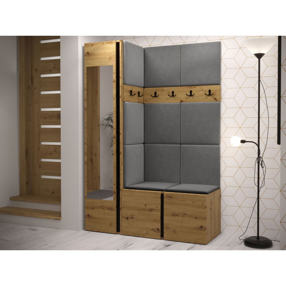 Έπιπλο υποδοχής Orion-Φυσικό - Γκρι