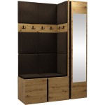 Έπιπλο υποδοχής Orion-Φυσικό - Καφέ