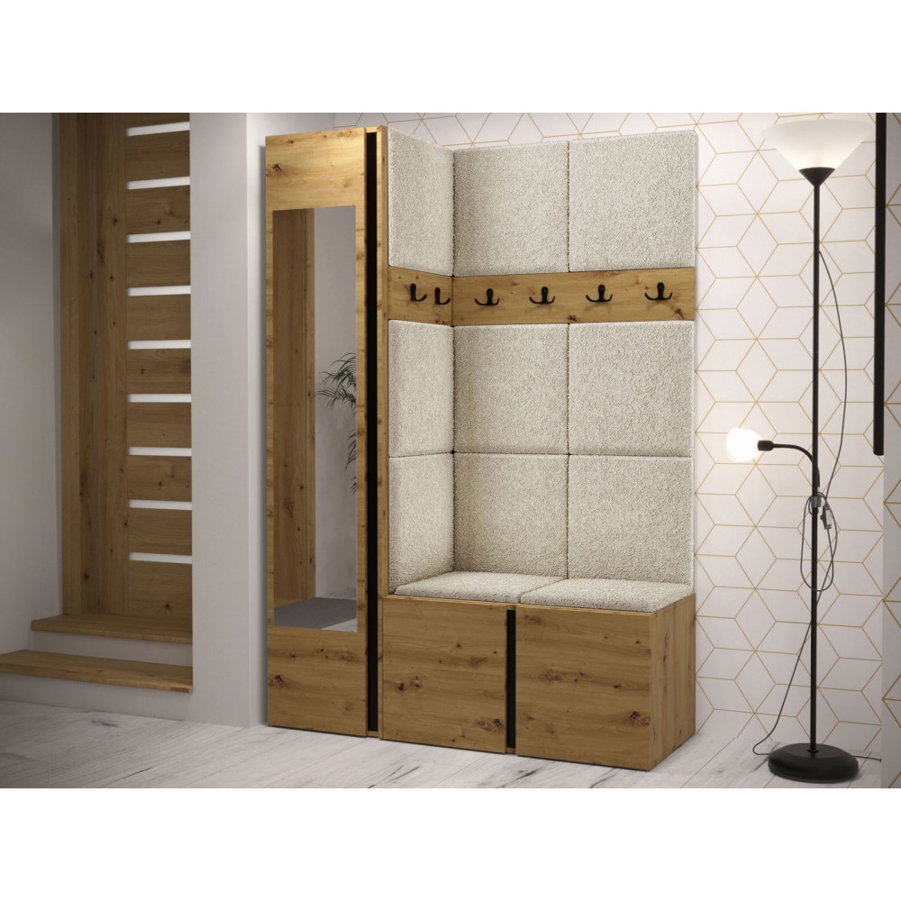 Έπιπλο υποδοχής Orion-Φυσικό - Εκρού