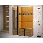 Έπιπλο υποδοχής Orion-Φυσικό - Πορτοκαλί