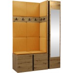 Έπιπλο υποδοχής Orion-Φυσικό - Πορτοκαλί