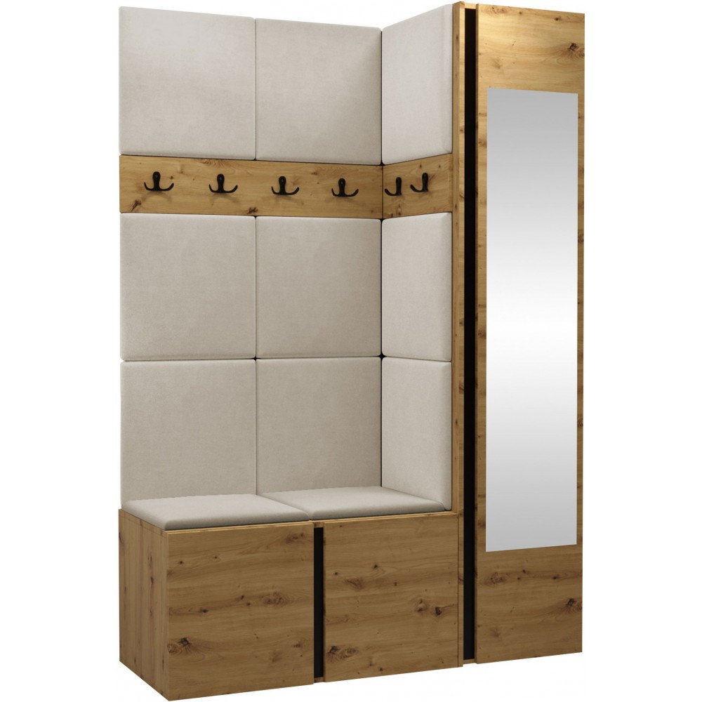 Έπιπλο υποδοχής Orion-Φυσικό - Μπεζ