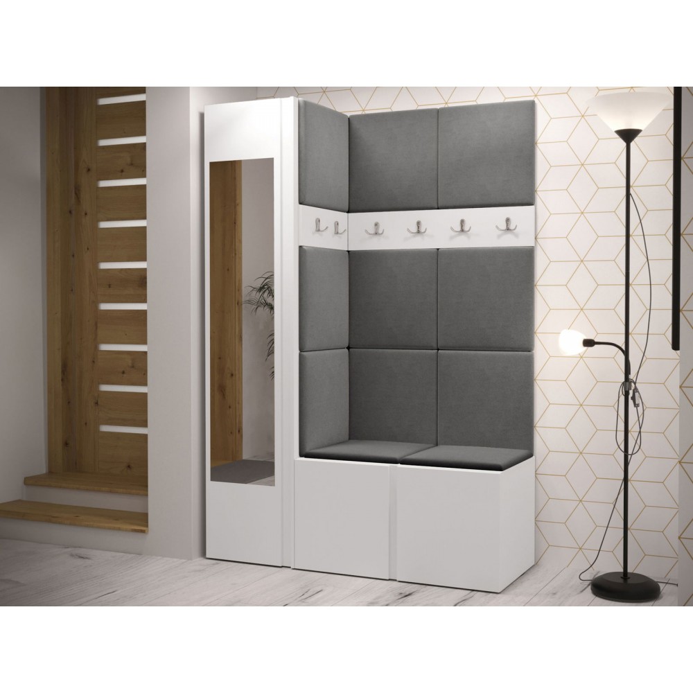 Έπιπλο υποδοχής Orion-Λευκό - Γκρι