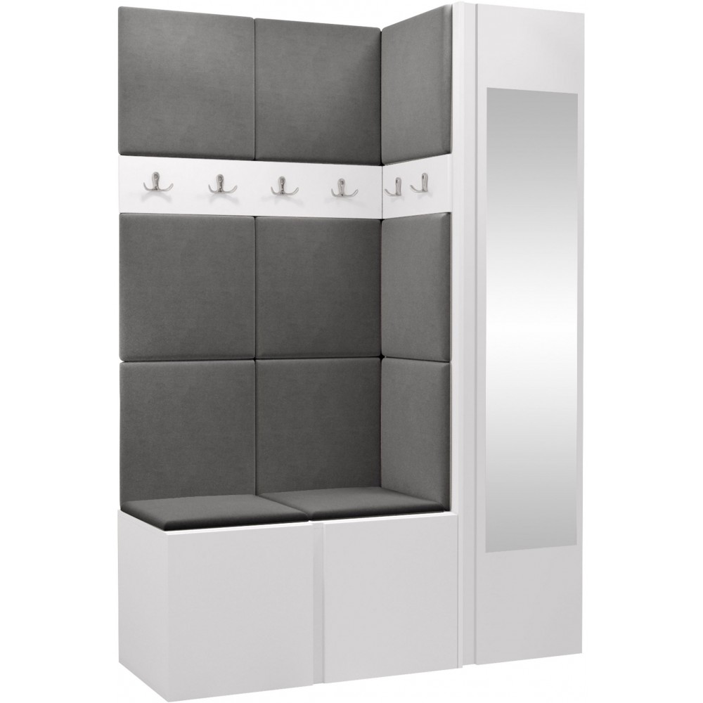 Έπιπλο υποδοχής Orion-Λευκό - Γκρι