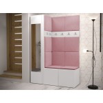 Έπιπλο υποδοχής Orion-Λευκό - Ροζ