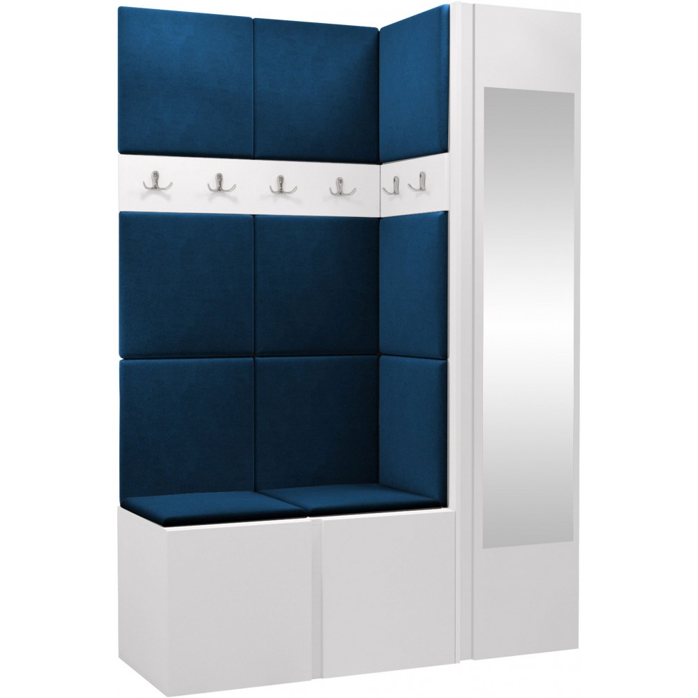 Έπιπλο υποδοχής Orion-Λευκό - Μπλε