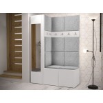 Έπιπλο υποδοχής Orion-Λευκό - Γκρι ανοιχτό