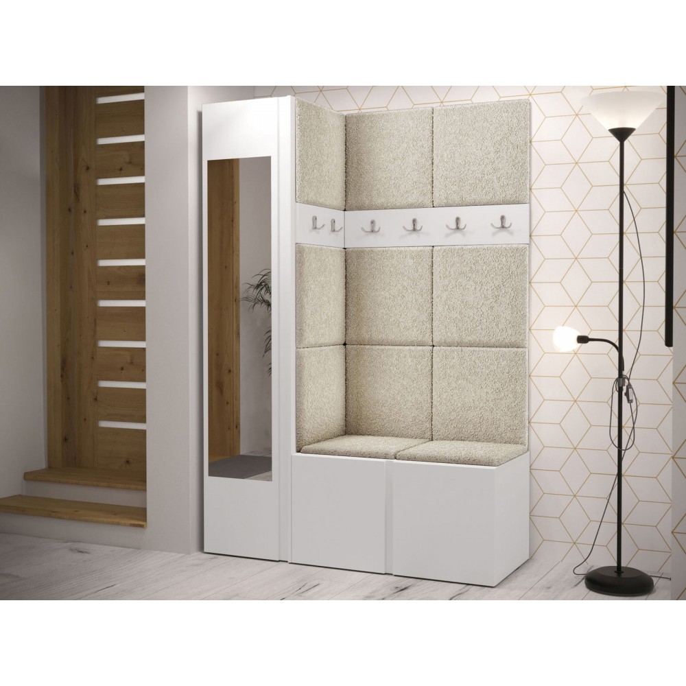 Έπιπλο υποδοχής Orion-Λευκό - Εκρού