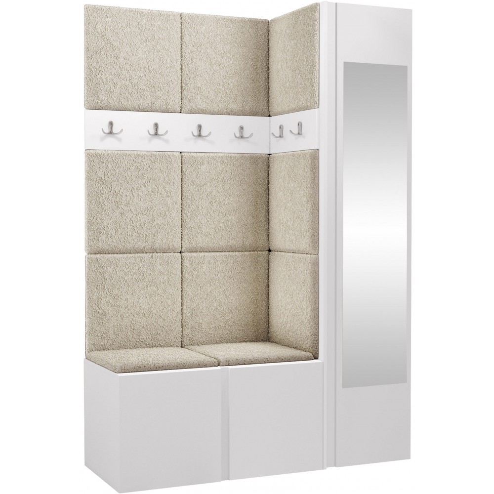 Έπιπλο υποδοχής Orion-Λευκό - Εκρού