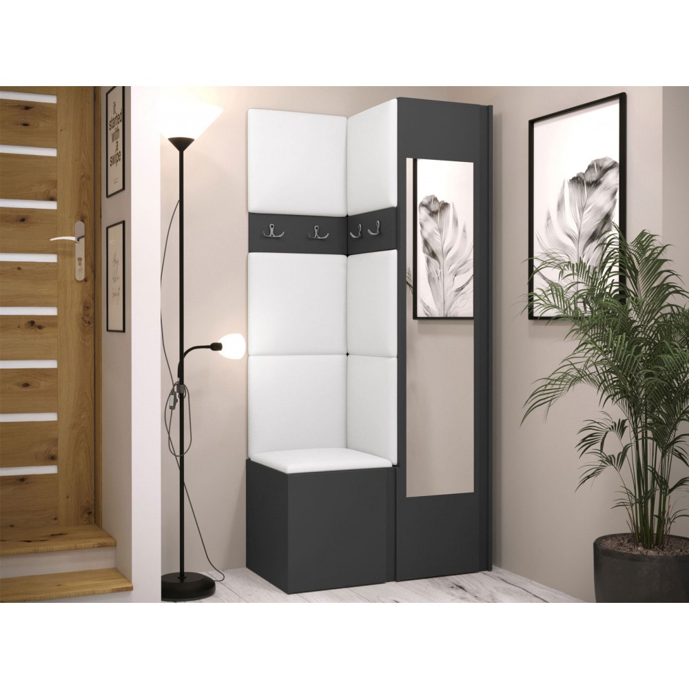 Έπιπλο υποδοχής Orion XXV-Ανθρακί - Λευκό