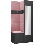 Έπιπλο υποδοχής Orion XXV-Ανθρακί - Ροζ